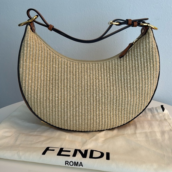 ハンドバッグ FENDI STRAW FENDIGRAPHY HANDBAG Fendi | Bags | Fendi New Fendigraphy Raffia Leather Bag With